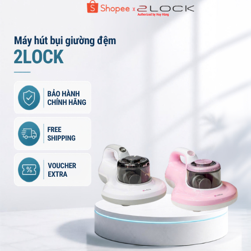 MÁY HÚT BỤI GIƯỜNG ĐỆM 2LOCK MC-350W KOREA – PHIÊN BẢN 2025 SIÊU HOT