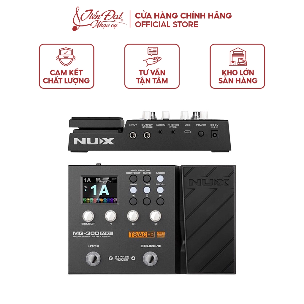 Phơ Đàn Guitar Nux MG-300 MKII (MG300 MKII) Multi Effects