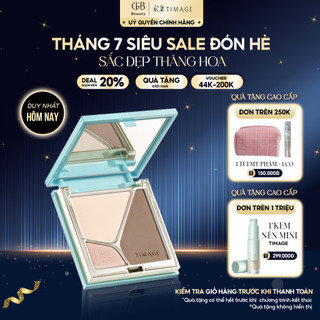 [LIVE] Bảng Phấn Tạo Khối Bắt Sáng TIMAGE Highlight Contour Tiệp Da Tự Nhiên Bền Màu Chống Nước 5.2g
