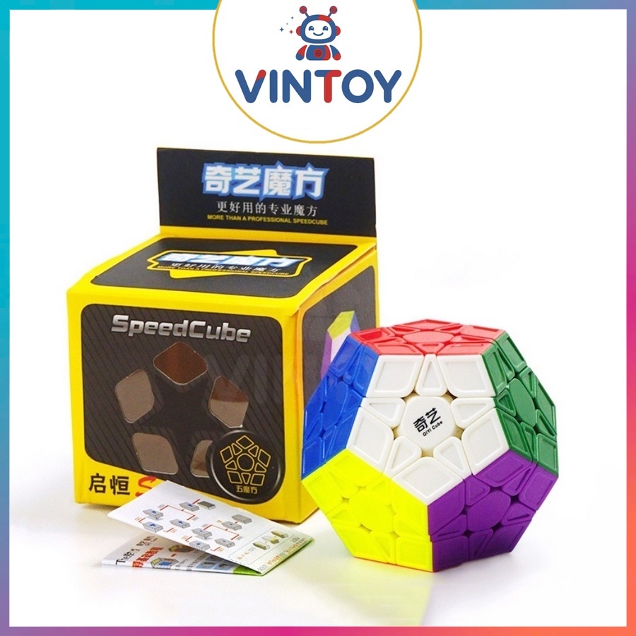Rubik Megaminx QiYi QiHeng S Megaminx Rubic Biến Thể 12 Mặt Đồ Chơi Trí Tuệ Trẻ Em