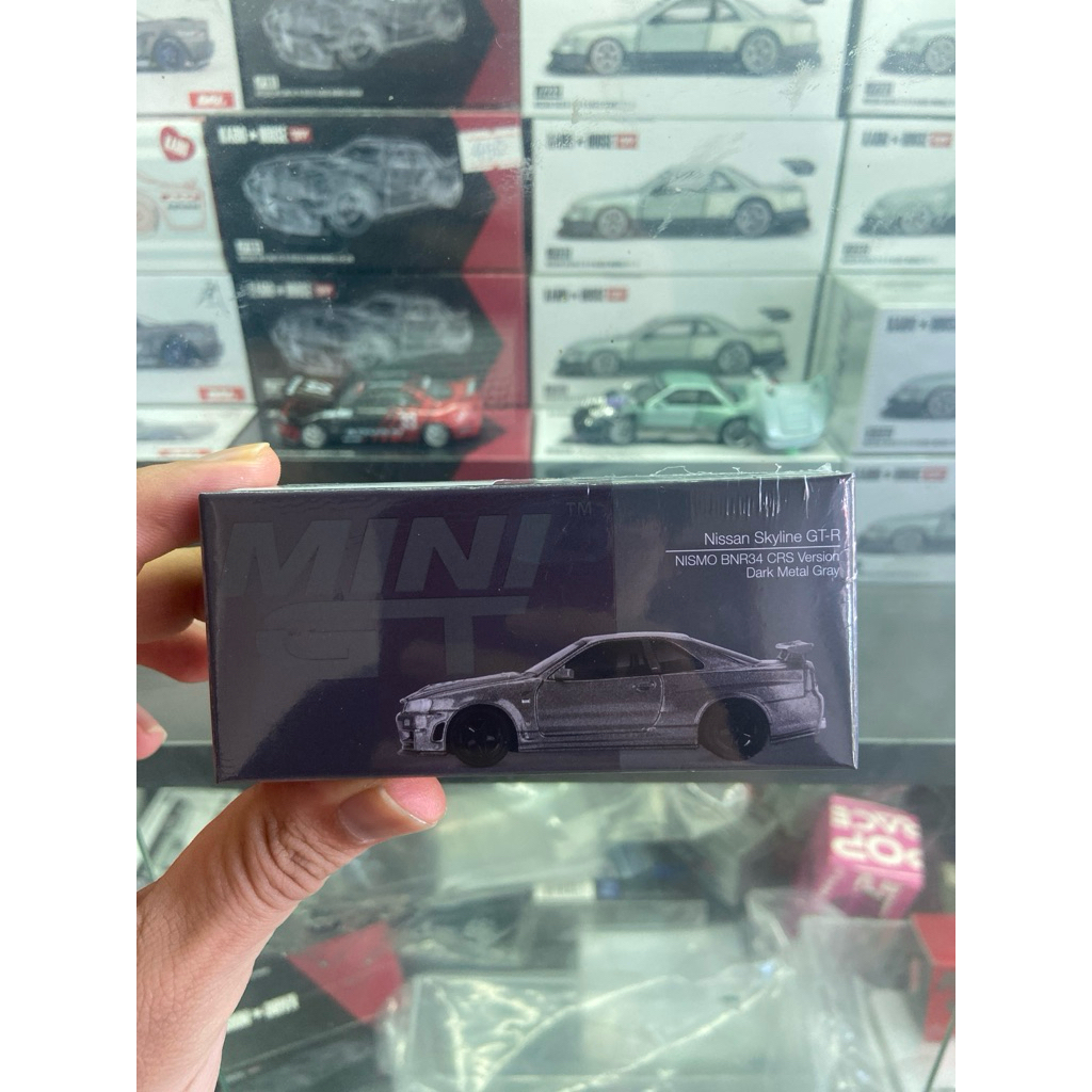 Mini GT 1160 (box)-Nissan Skyline GTR (Gray)