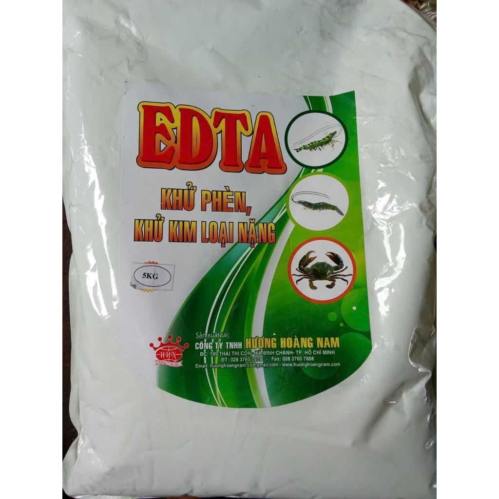 EDTA khử phèn.kiêm loại nặng