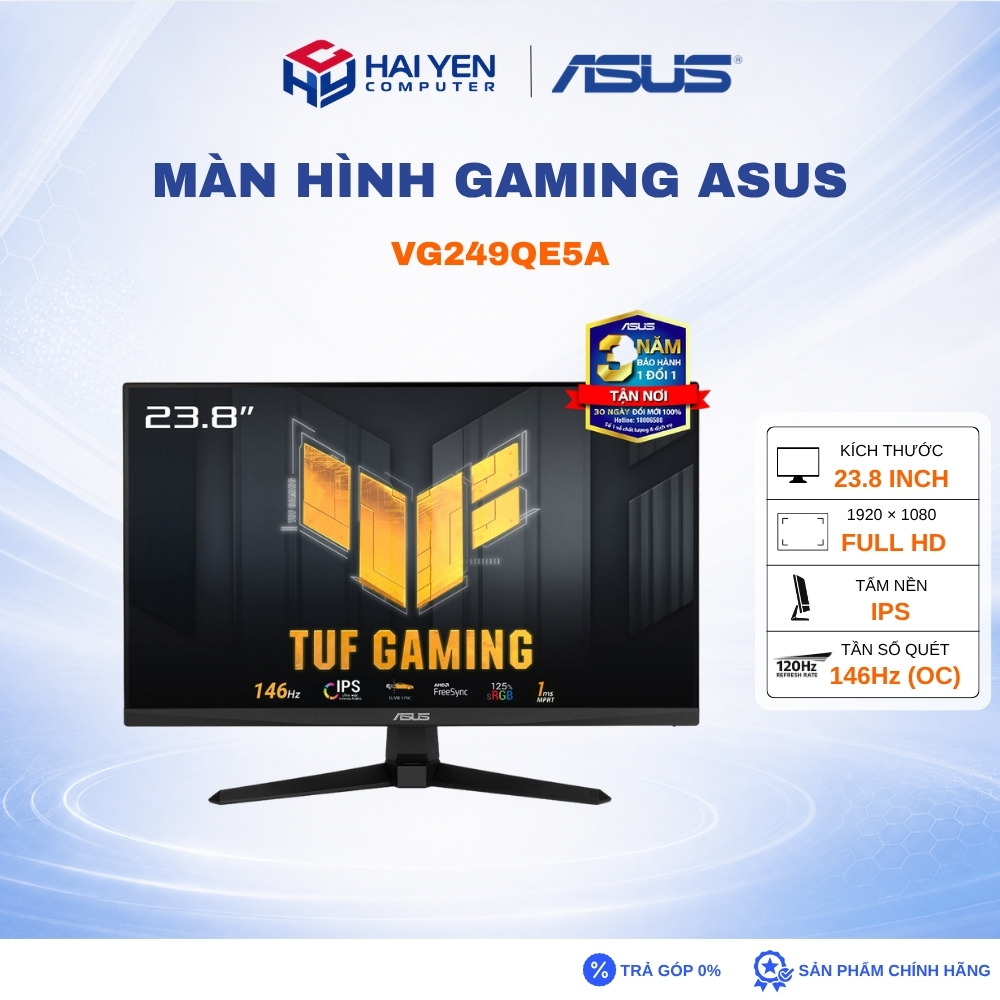 Màn Hình Gaming ASUS TUF Gaming VG249QE5A - 23.8 inch - FHD - IPS - 146Hz - 1ms - Speaker