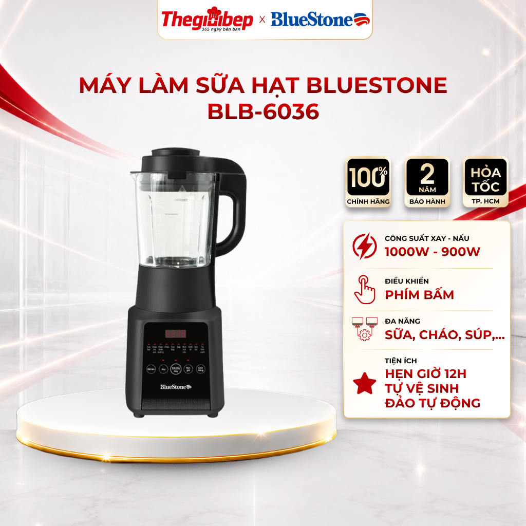 Máy Làm Sữa Hạt Đa Năng BlueStone BLB-6036 1.75 Lít 1000W
