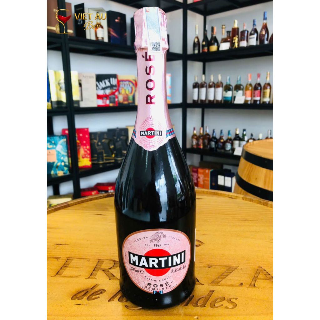 Rượu vang nổ MARTINI Rose Medium Dry Sparkling