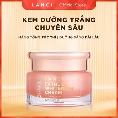 Kem Dưỡng Trắng Da Chuyên Sâu LANCI bật tông trắng mướt không bết rít 50ml