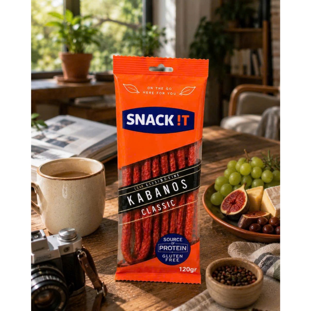 Snack It Kabanos Classic 120g - Salami Que Hun Khói Ăn Liền Nhập Khẩu Ba Lan Đậm Đà Hương Vị Truyền 