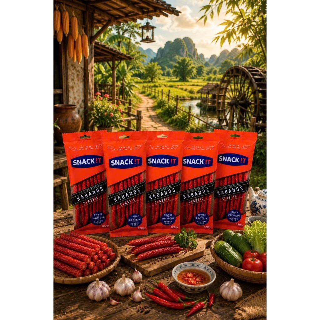 Combo 05 Gói Salami Kabanos Classic 120g Snack It - Xúc Xích Hun Khói Đồ Ăn Vặt Cao Cấp Nhập Khẩu
