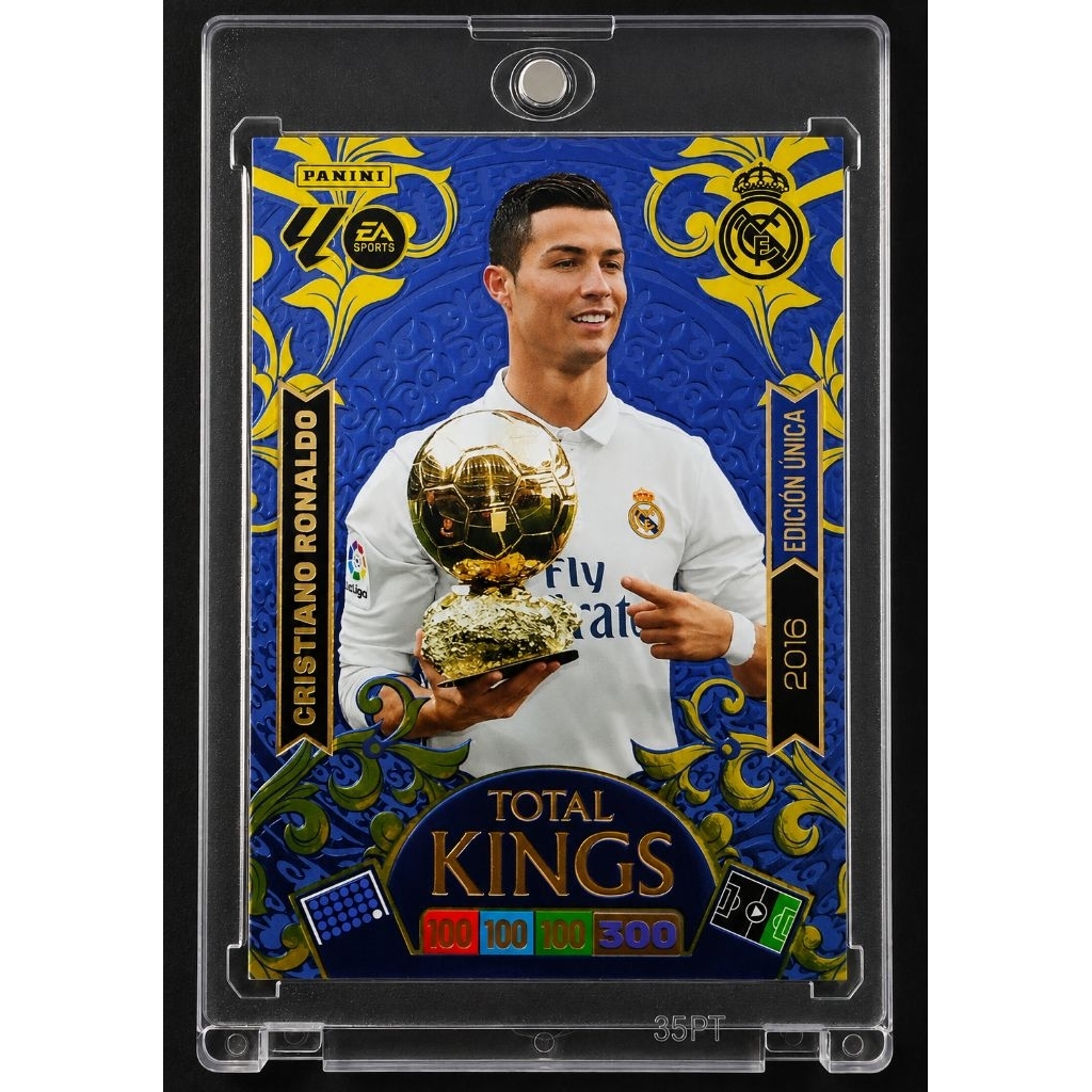 CR7 Total King Card Cristiano Ronaldo Chính Hãng Card Bóng Đá Sưu Tầm Hiệu Ứng Cao Cấp