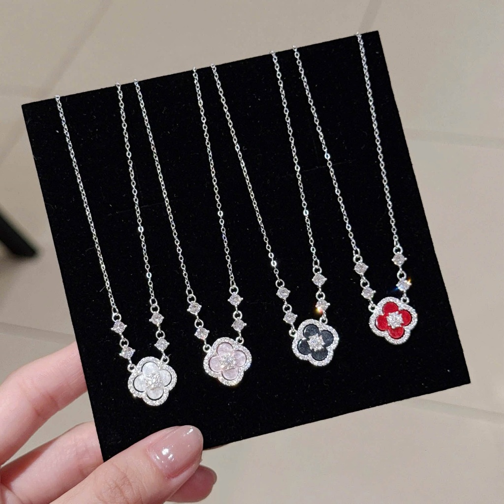 Dây chuyền cỏ 4 lá bạc ta mẫu mới
