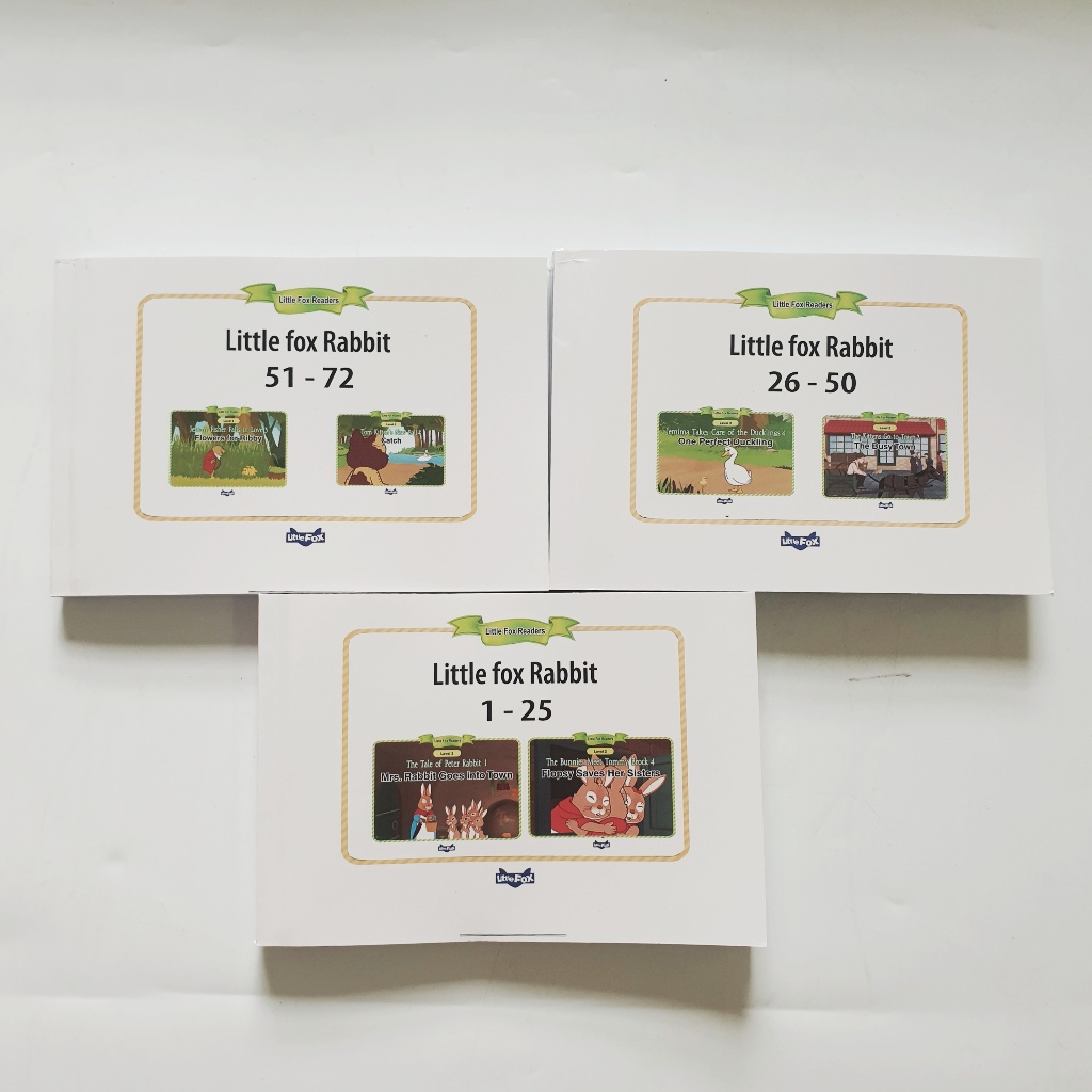 Little Fox Level 2 - Single Story, Sam and Lucky, Peter Rabbit, Meet the Animals Kèm AUDIO cho bé họ