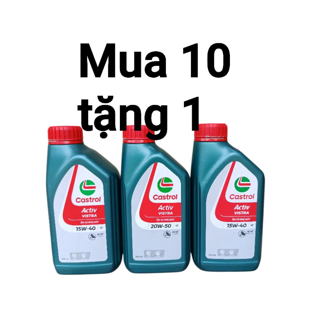 Dầu nhớt Castrol Vistra 0, 8lit và 1lit làm mát động cơ bảo vệ tối ưu......