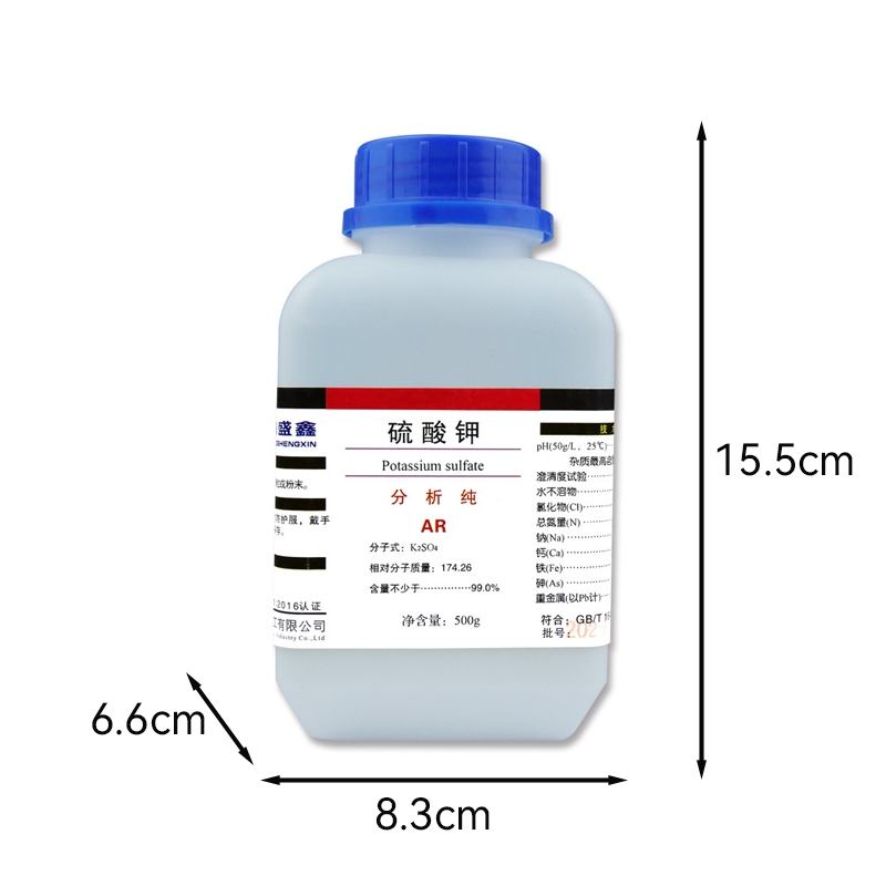Kali sunfat AR 500g/ chai, hóa chất phân tích thuần khiết CAS:7778-80-5, dùng trong phòng thí nghiệm