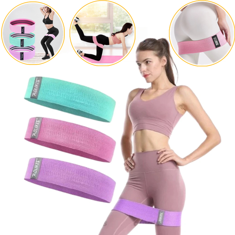 (PL)90LBS Dây mini Band, Kháng lực tập chân mông, Dây miniband co giãn đàn hồi kháng lực