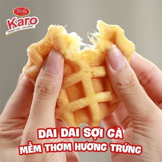 [LIVE LDBL 20H 24/08][HỎA TỐC HN-Quà Tặng Đơn 129k] Combo 4 Túi-Tổng 24 chiếc Bánh Tươi Richy KARO (26g * 6 chiếc/ túi)