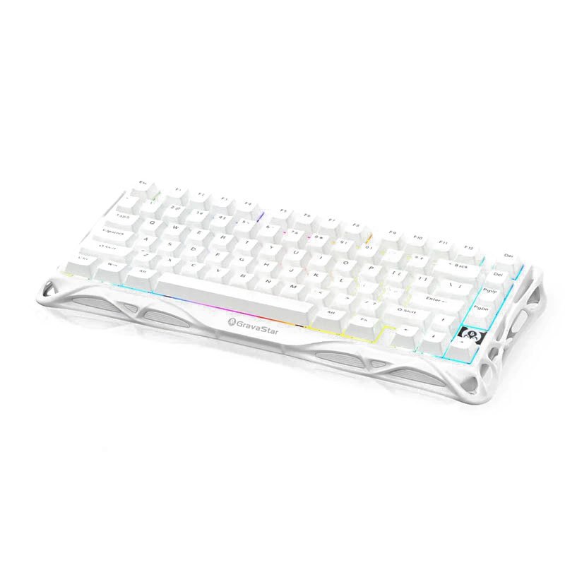 Bàn Phím Cơ GravaStar Mercury K1 Lite Wireless 75% | Bluetooth, 2.4GHz, USB-C, RGB, Hot Swap, Chính 