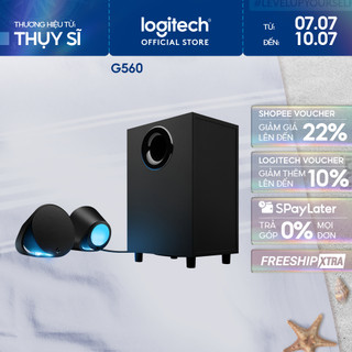 Loa gaming máy tính pc logitech g g560 rgb lightsync
