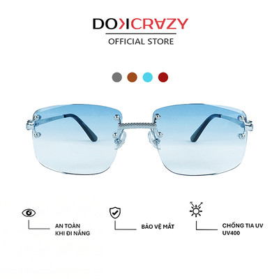 Kính mát thời trang DOKCRAZY NEON hợp kim cao cấp phù hợp nhiều dáng mặt, chống UV400, màu Trendy