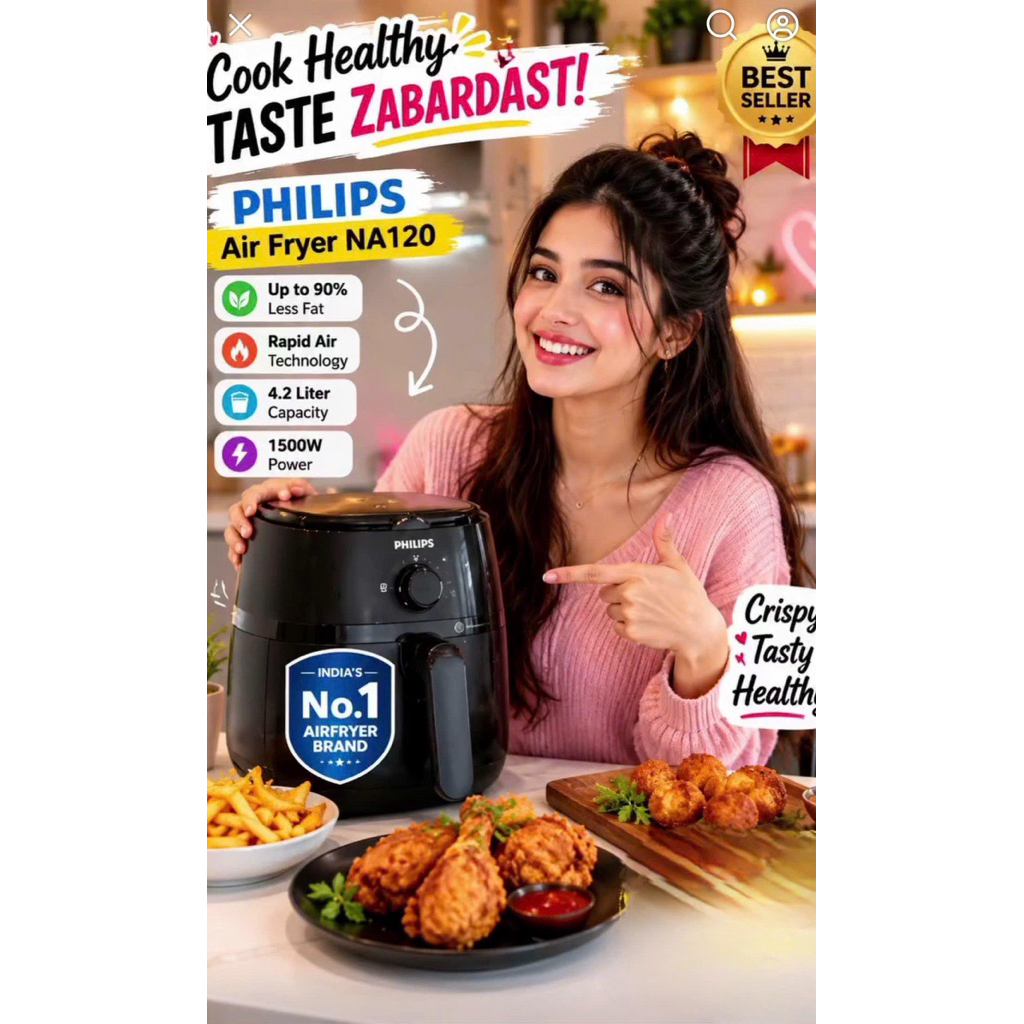 Nồi chiên Philips NA120
