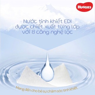 Thùng 16 gói Khăn ướt Huggies Golden Wet gói 80 tờ/gói, tinh khiết