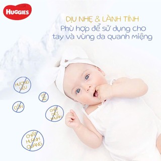 Thùng 16 gói Khăn ướt Huggies Golden Wet gói 80 tờ/gói, tinh khiết