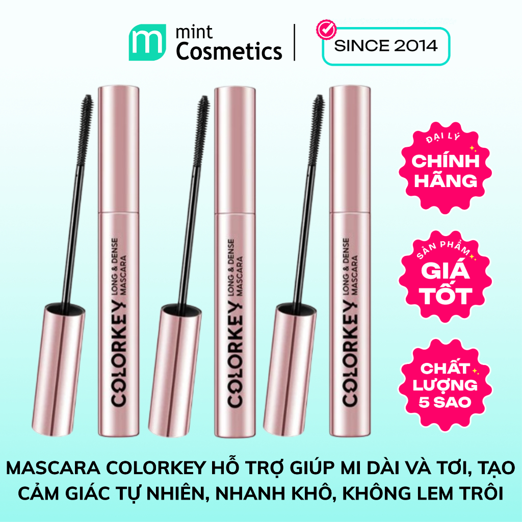 Chuốt Mi Mascara Colorkey Long & Dense