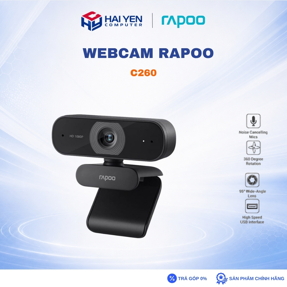 Webcam Rapoo C260 Full HD