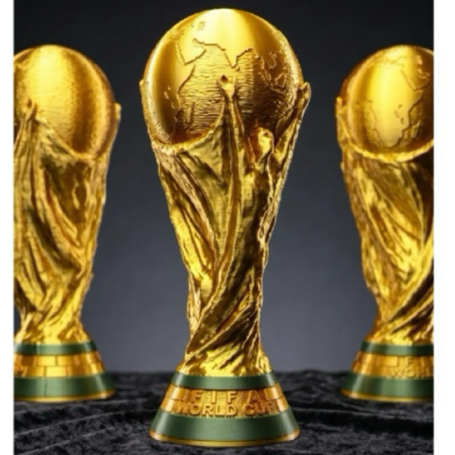 FIFA WORLD CUP TROPHY-mô hình cup bóng đá 3D 12cm/25cm/36cm :3D-KL trang trí bóng đá /fan bóng đá
