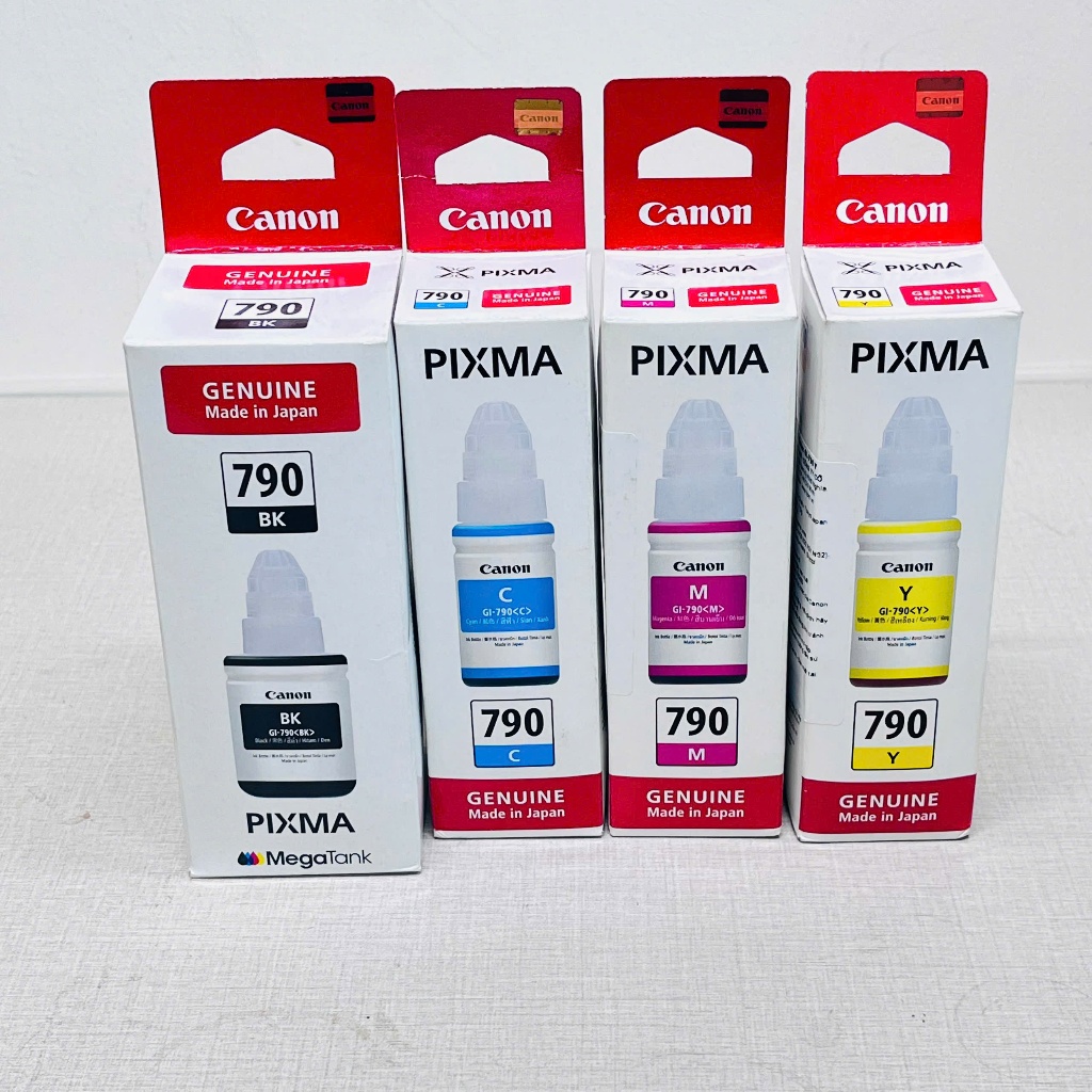 Mực In Canon GI-790 GL-790 Cho Máy Pixma G1010 G2010 G3010 G1000 G2000 G3000 G4010 4 Màu Đen Xanh Đỏ