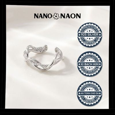 [Nano&Naon] Khuyên tai Earcuff Bạc 925 Hàn Quốc 049EC - Nano&Naon