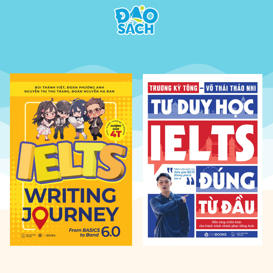 Combo Sách IELTS Writting 6.0 và Tư Duy Học IELTS Đúng Từ Đầu