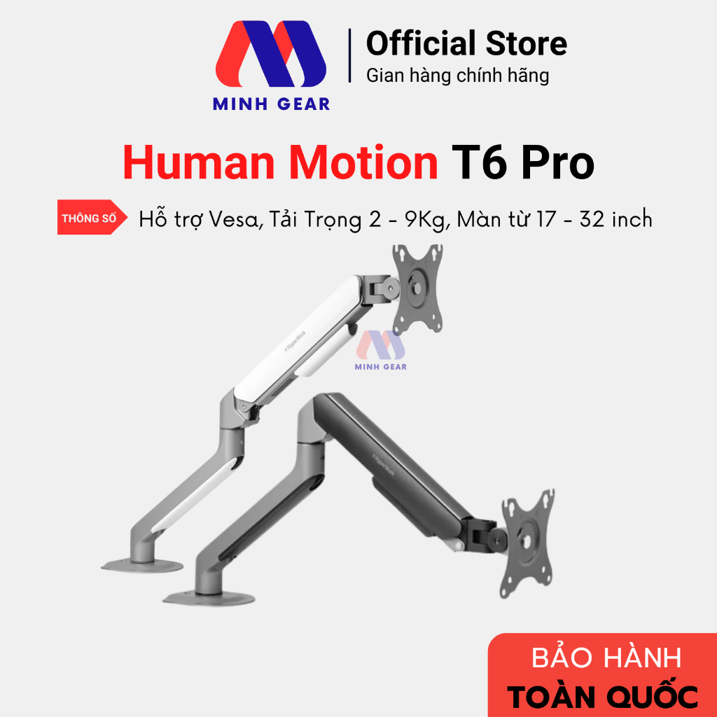 Giá treo màn hình  HyperWork /Human Motion T6 Pro