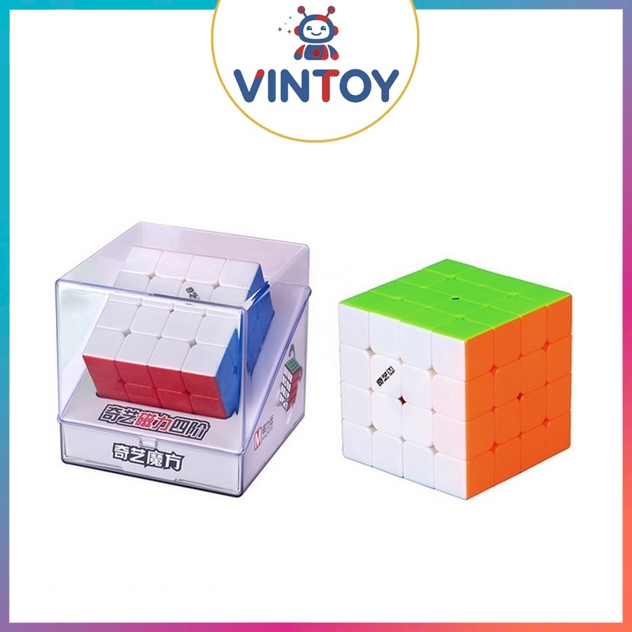 Rubik 4x4 QiYi MS 4x4 Magnetic Nam Châm Rubic 4 Tầng Đồ Chơi Trí Tuệ Trẻ Em Phát Triển Tư Duy 4x4x4