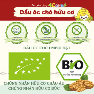 Dầu óc chó hữu cơ Dmbio - Đức - Cho bé 6m+