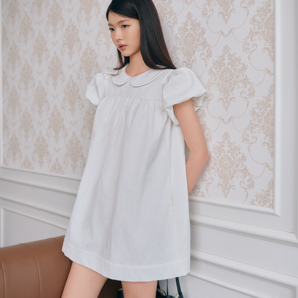 DARLING.ISM - Đầm form rộng cổ sen Mia Dress