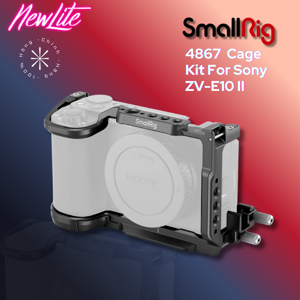 SmallRig 4867 - Cage Kit For Sony ZV-E10 II - HÀNG CHÍNH HÃNG