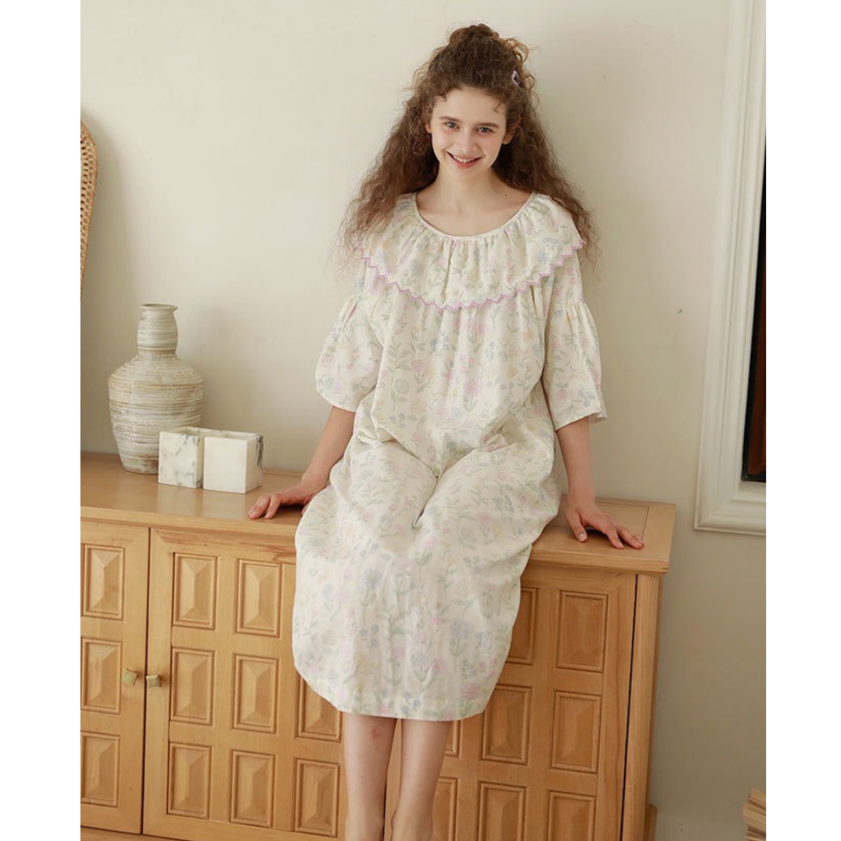 After Bath - Váy Mặc Nhà Fairy Ruffle Nightie - NG012