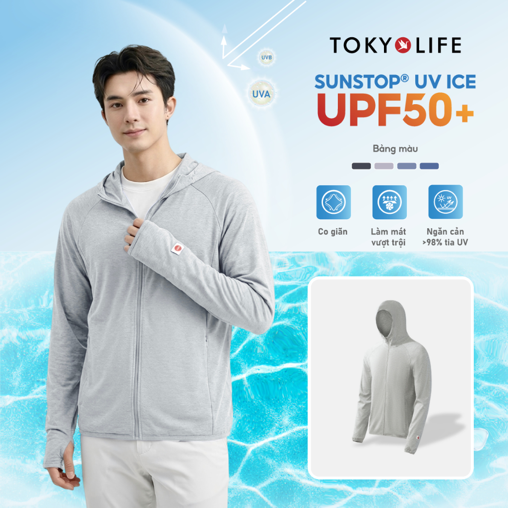 [NEW 2026] Áo chống nắng nam cao cấp ngoài trời không rát da SunStop UV Master 40000540 TOKYOLIFE