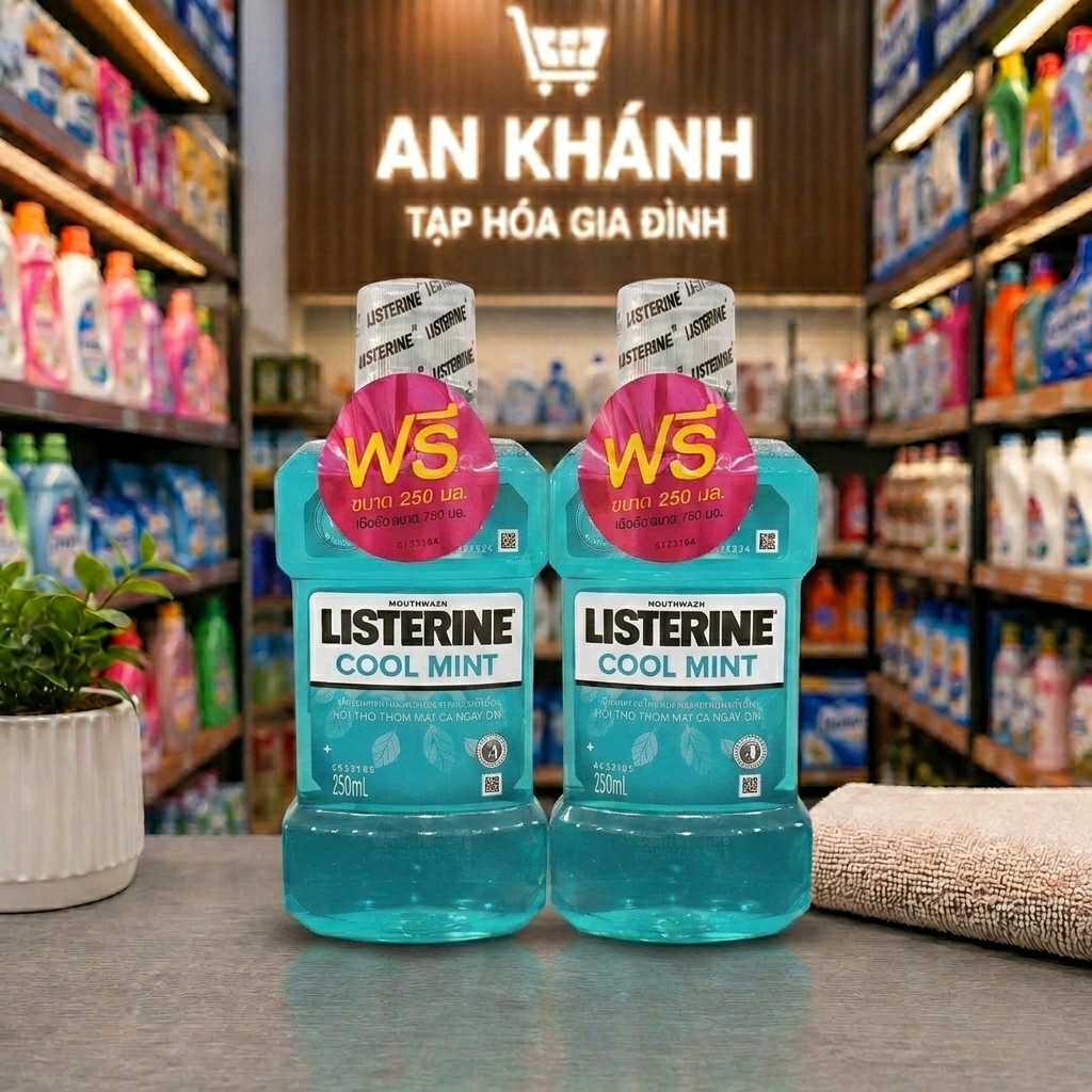 COMBO 2 Chai Nước Súc Miệng Listerine 250ml/chai