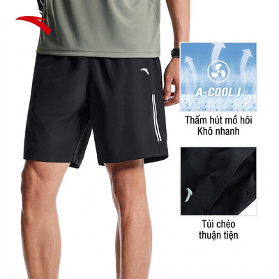 ANTA Nam Training Quần short thể thao vải dệt Pickleball tennis cầu lông tập gym thoáng mát 952527525