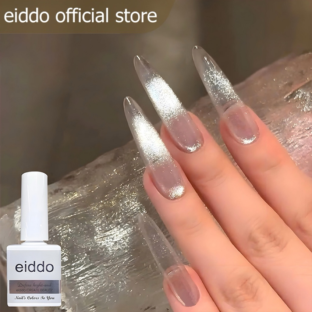 { Eiddo Nails } Mắt Mèo Kim Cương 48w eiddo - Mắt mèo có Xám nền - Mắt mèo sáng dễ hút 48w 15ml -Vân