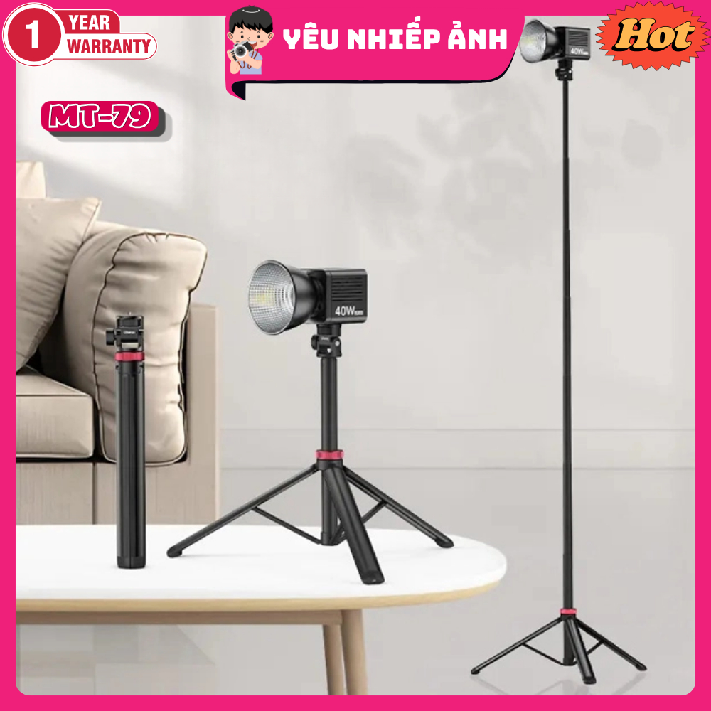 Ulanzi MT-79 chân đèn di động có thể điều chỉnh cao tối đa gần 2m