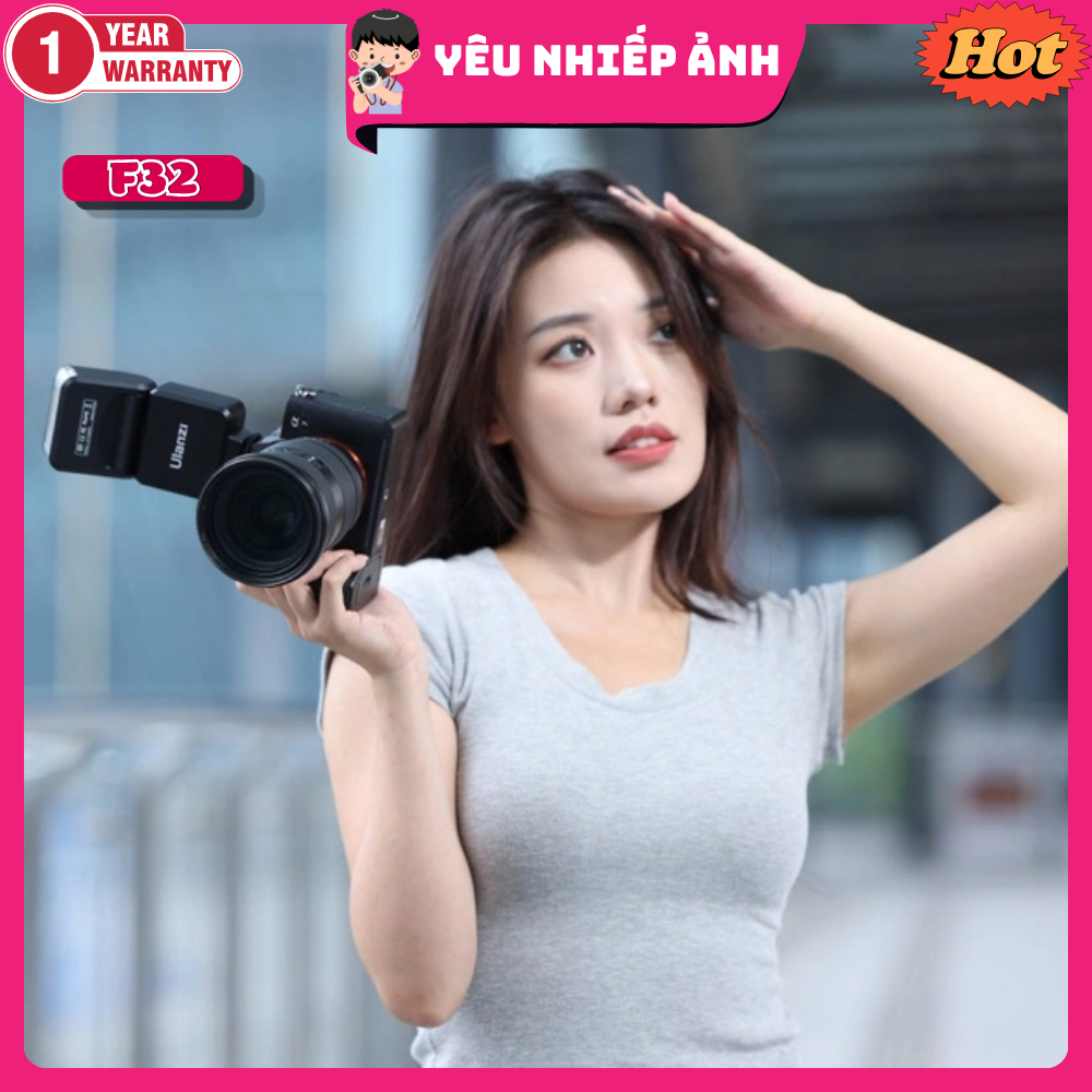 Ulanzi F32 Camera Flash - Đèn Flash Đế Coldshoe Dành Cho Máy Ảnh