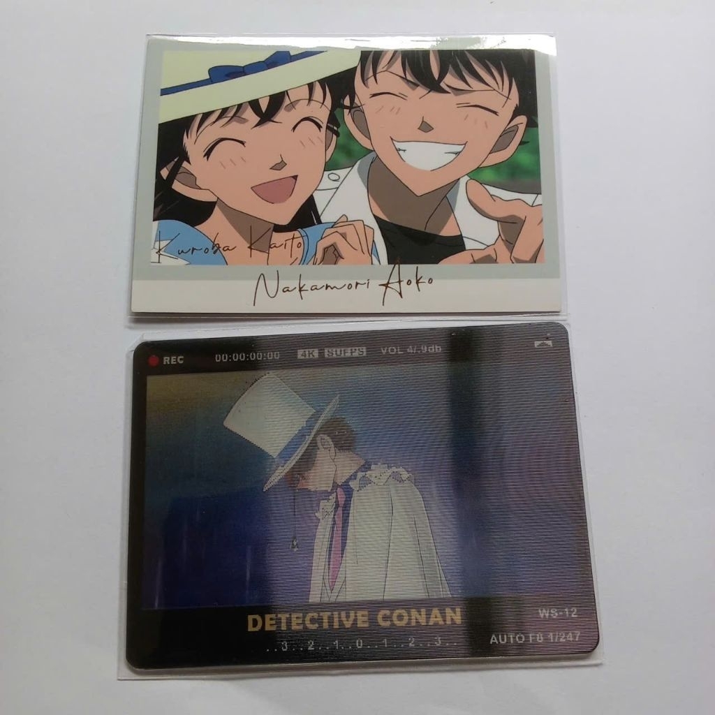 [CONAN] COMBO CARD CONAN, AMURO, KAITO KID, HEIJI