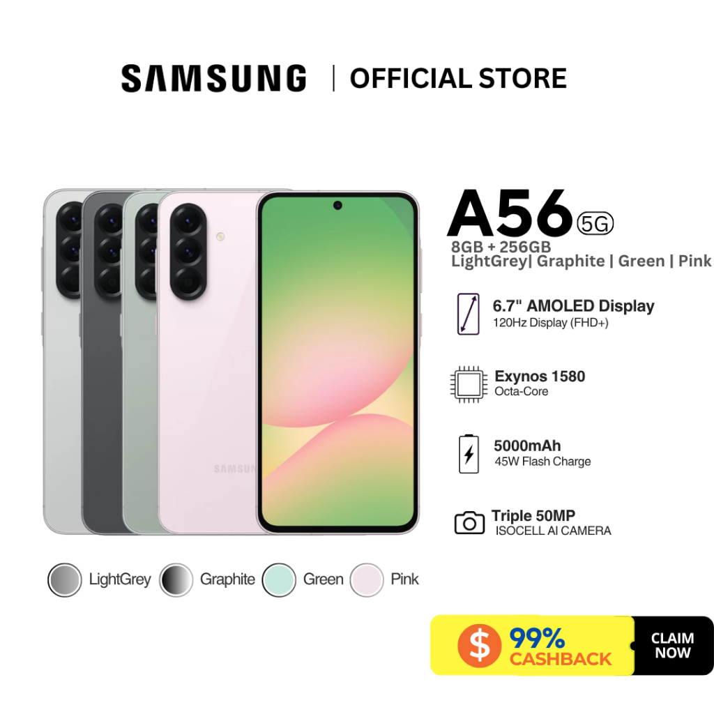Điện Thoại Samsung Galaxy A56 5G 8GB/256GB Chính Hãng