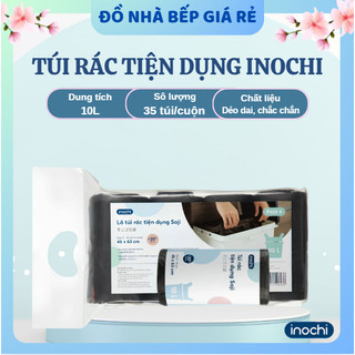 Set 4 Cuộn Túi Rác Tiện Dụng Inochi Loại 10L Chất Liệu Dẻo Dai An Toàn, Tiện Lợi Sử Dụng Hằng Ngày - Haatz Online