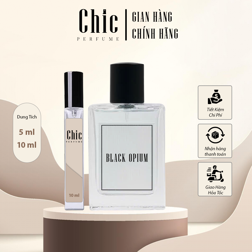 Nước Hoa Nữ ESTARA Perfume Black Opium EDP quyến rũ, sang trọng