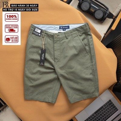 Quần Short Nam Linen Lucxan Cao Cấp Bravery Vải Mềm Mịn Thoáng Mát Regular Fit Thanh Lịch Nam Tính