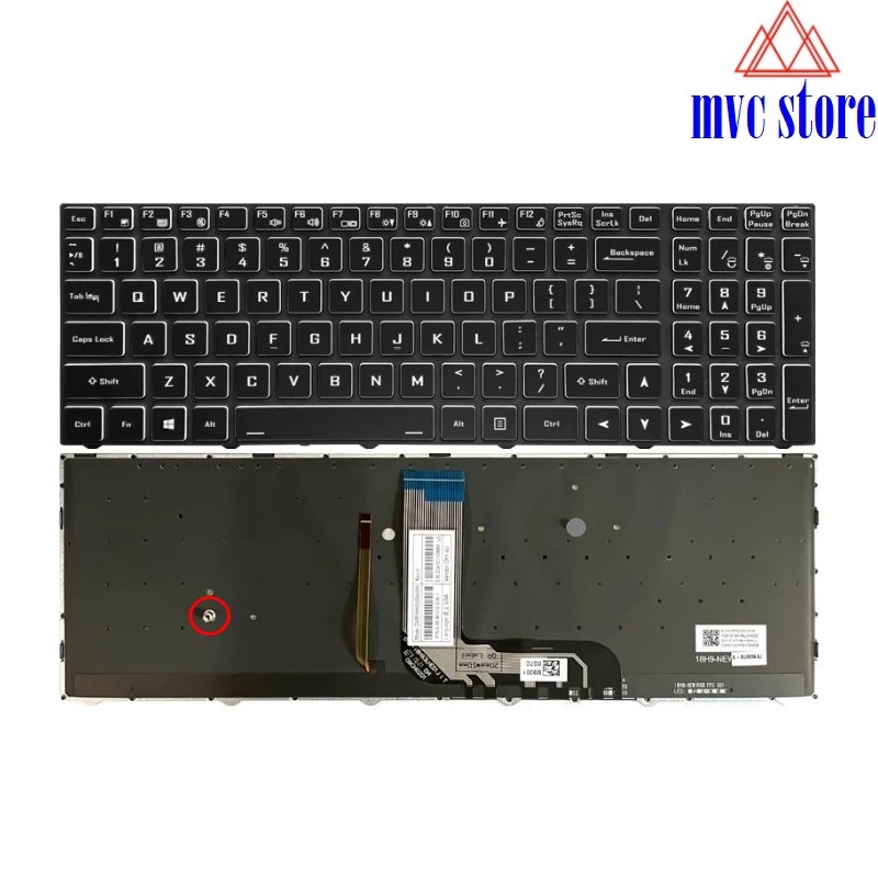 Bàn phím laptop Gigabyte G5 GE,G5 MF,G5 KC,G5 MD,G5 ME,G5 KD, G5 KE, G7 GD,G7 KF,G7 KE,G7 MD,G7 KC,G