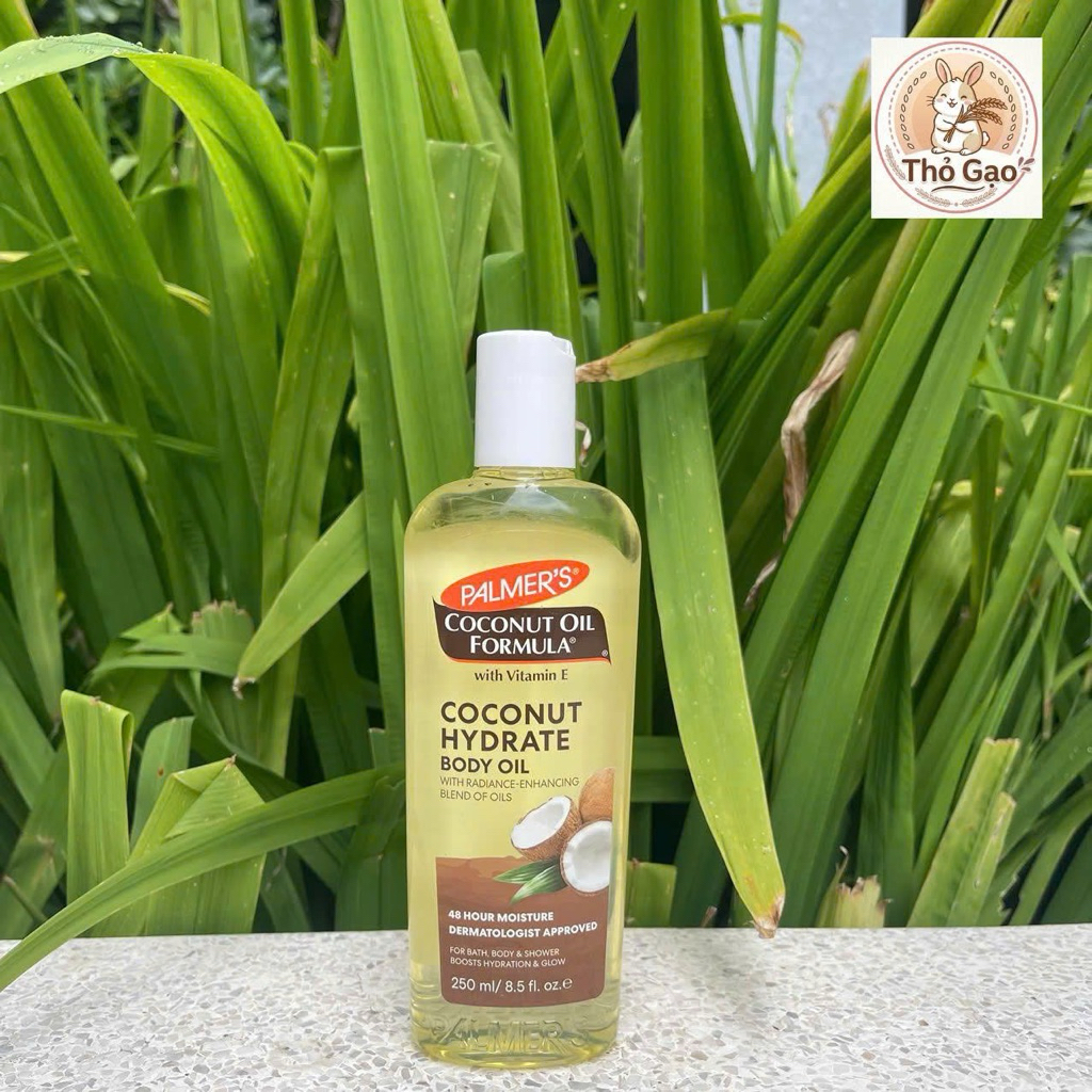 Dầu Dưỡng Thể Palmer's Coconut Oil Formula Coconut Hydrate Body Oil (250ml) - Da Mịn Màng, Căng Bóng